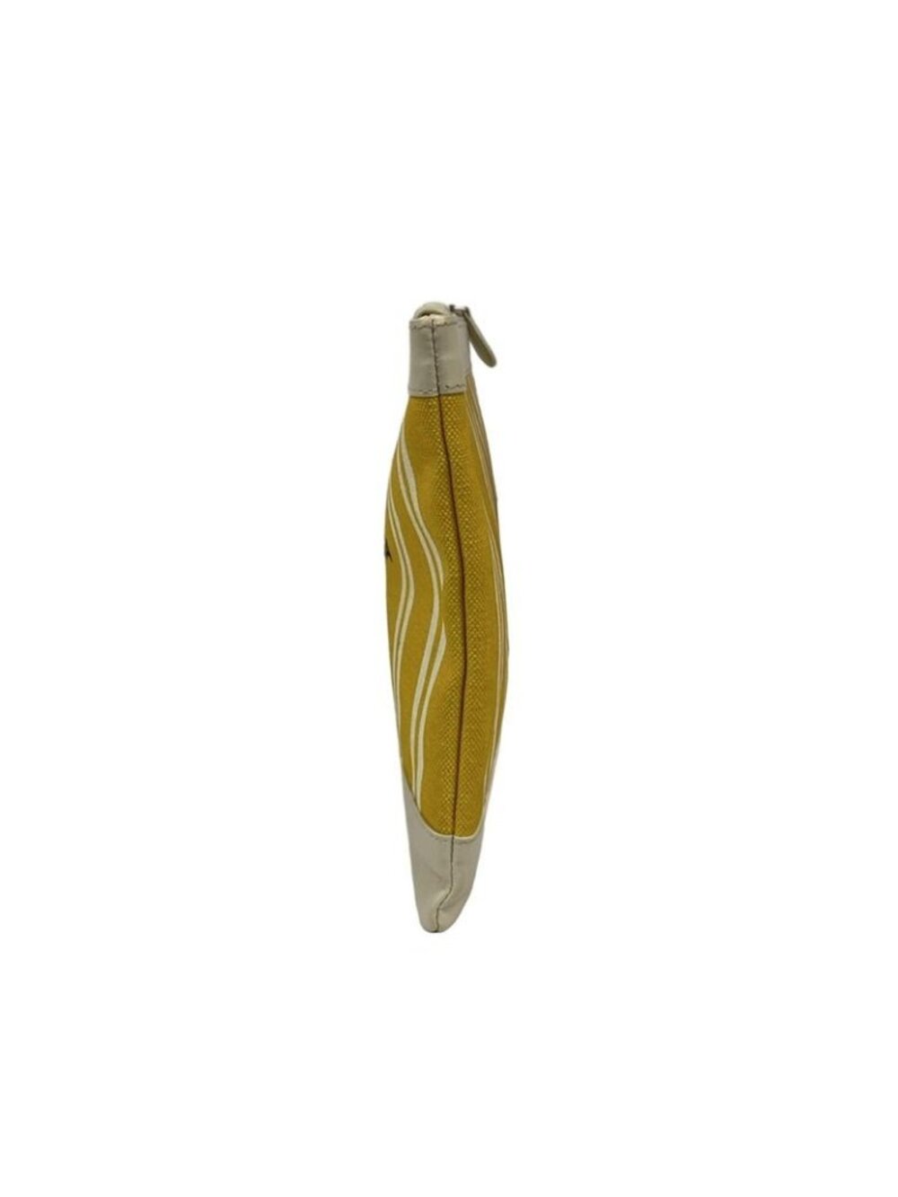 Balenciaga Clutch Navy Clip M Yellow White Leather - Picture 2 of 15